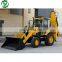 backhoe wheel loader with 4 in1 bucket