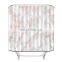 i@home Amazon high quality pink grey marble design polyester shower curtain bathroom