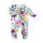 Flower Boho Clothing Baby Romper Zipper Little Girl Clothes
