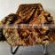 High quality promotion different style winter warm weighted faux fur blanket throw luxury