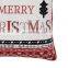 Decorative Embroidery Knit Applique Scandinavian Merry Christmas Tree Reindeer Seasonal Cushion Pillow