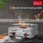 snack food griller machine kitchen non stick plate LPG gas grill