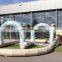 Western Theme Inflatable Barrier Go Karts Racing Game Outdoor Inflatable Speedway Race Track