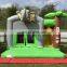 Multi-play Inflatable Elephant Bounce House With Slide
