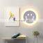 2019 hot sale LED indoor white wall lamp 15W decorative smile shape wall light for children room