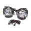 2PCS LED Car Daytime Running Light DRL Fog Lamp Assembly Cover Turn Signal For Toyota Land Cruiser Prado 2018 2019 2020