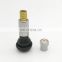 Car Parts Chrome Sleeve Snap In Tubeless Tire Valve TR414C With Customized Logo Cap