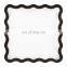 customized hot sale wooden resin leaf shape moon glass Mirror wood Wire Wall leaf shape frame mirror Home Decor