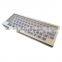 mechanical 60% CNC keyboard frosted PC sandblasted polycarbonate keyboard case