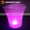 cheap battery operated lighted plastic wine bucket for party