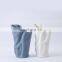 2021 Modern Unique Porcelain Handbag Designed Ceramic Decorative Vase Large for Home Decor