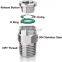 Factory direct supply SS 304 material  1/4 NPT insert 10 MM pipe PC straight pneumatic quick air hose fitting