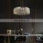 Rectangle Hang Lamp Pendant Light Crystal For Home Chandelier Light