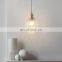 Modern Glass Ball Pendant Light Decor Retro Smoke Glass Lamp LED Hanging Lights for Home Living Room