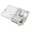 Europe 4 / 8 cores preconnection and branch holes fiber optic termination 8 core ftth box