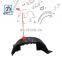 166 884 7422 L 166 884 7522 R W166 GLML Class Rear Fur Fender  inner For MERCEDES BENZ