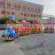 Commercial children amusement park trackless road elephant train on sale