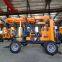 Wheeled Trailer Hydraulic Water Well Drilling Rig/Rock Core Drilling Rig(300m-600m)