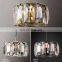 Современный классический люстра Modern Classic K9 Crystal Square Pendants Chandelier для освещения в гостиной