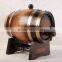 Oak Material Wood Type Beverage Storage Boxes, Used Wooden Wine Barrels, Empty Mini Whiskey Barrel with Stand                        
                                                Quality Choice