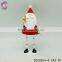 iron santa claus stick with stop sign for garden decoration