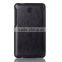 Stylish black flip leather case for asus fonepad 7 FE375, with card slots and standing function