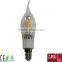 2016 new product hot selling! c35 2w e14 220v-240v dimmable led bulbs 2w e14 with CE&RoHS 2Years Warantty 4000k