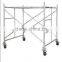 steel construction scaffolding frame