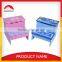 Hot Sell Pink Bee series wooden Foot Stool with Storage Bin