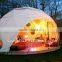 Geodesic dome tent Event dome tent White PVC cover 100 person Dome mode tent for sale