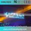 Transparent glass holographic projection screen film