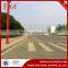 Outdoor steel lighting poles and lamp posts