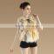 2016 hot selling short style fox fur vest