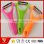 Stainless Steel Colorful Fruit Peeler with Plastic Handle Peeler