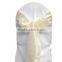 Taffeta pintuck chair sash for wedding