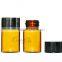 10ml 20ml amber round vial bottle with inner and black cap