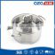 Mirror polishing professional custom 7PCS stainless steel cookware set