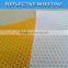 SINO Good Flexible PET Material Yellow Reflective Car Wrap Vinyl