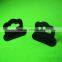 Euro Hole Black Tab for Package Hanging on Display Hook