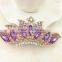 A large bow diamond hairpins