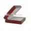 Custom leather jewellery pendant box logo