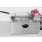 Red Stainless steel countertop electric cleaning deep vacuum fryer