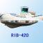 RIB420 Boat With CE Inflatable Boat With Rigid Floor