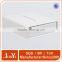 High gloss white paper slide open telescopic box