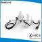 HLT micro usb smile face light led battery charger wall charger