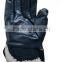 Deltaplus 6cm canvas safety cuff oilproof nitrile cotton jersey lining safety gloves