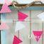 diy birthday banner party banner paper bunting paper triangel banner