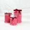 Luxury Three Wicks Scented Candle in Glass Jar