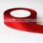 DIY Polyester single face satin ribbon with gold or silver edge