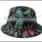 custom printed wholesale bucket hats/blank jean cool bucket hats/ tie dyed flag funny floral bucket hats